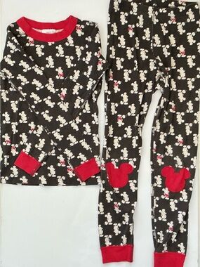 Hanna Andersson Disney Mickey Mouse Organic Cotton Pajama Set Size 8